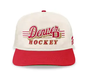 Denver Hockey Snapback: Cream