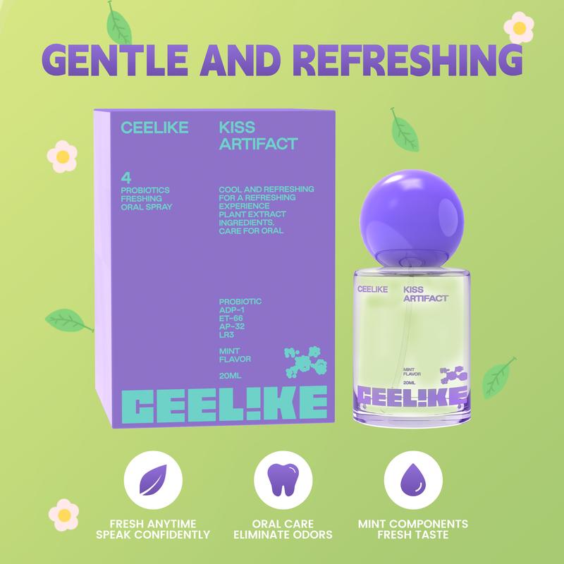 CEELIKE｜MSDRWIKEY Set: 5 Bottles of Oral Spray + 2 Upgraded Toothpastes, Complete Oral Care Package!