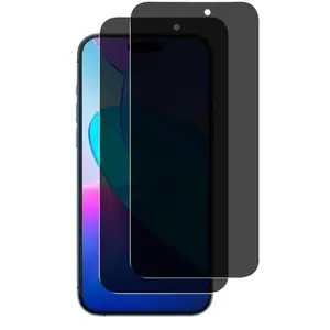 (2 Pack) Privacy Screen Protector for iPhone 17 16 15 14 13 pro max plus 16e  Anti Spy Private Tempered Glass, Anti Scratch, Bubble Free