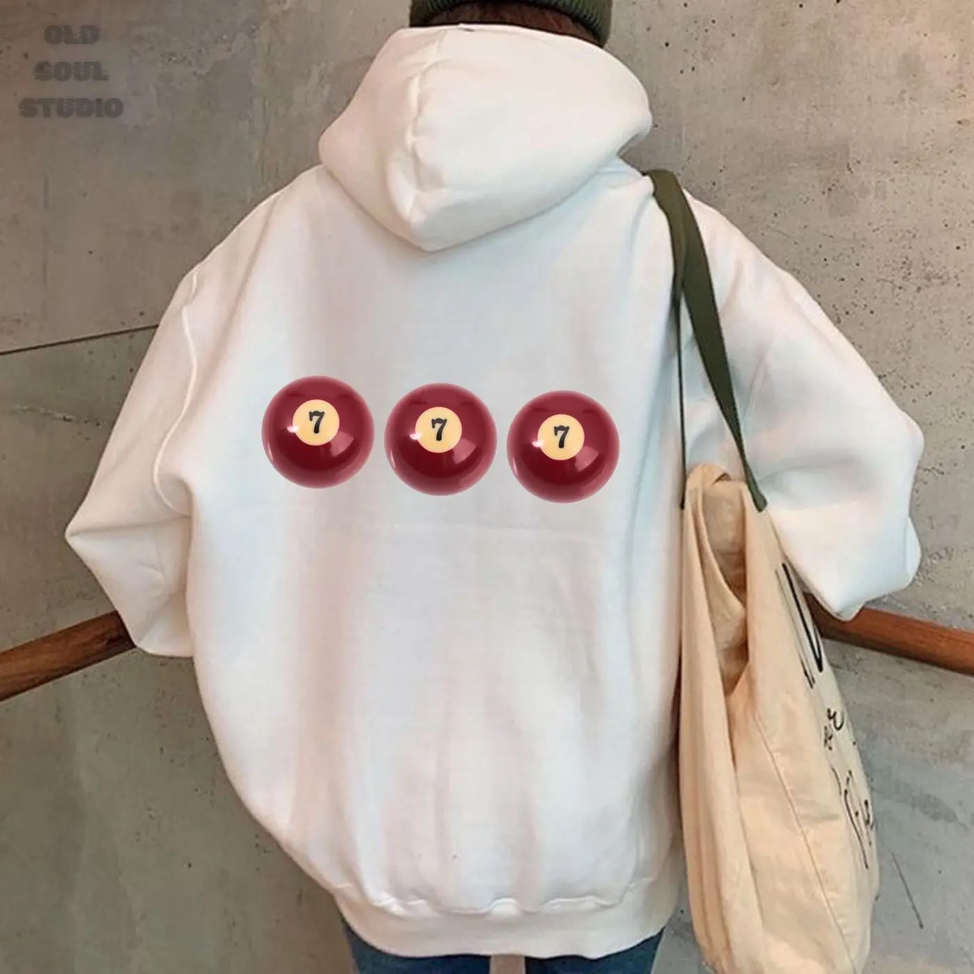 Lucky Red 8 Ball Hoodie, Angel Number Sweatshirt, Y2K Hoodie, Retro Red 8 Ball Pullover, Vintage Retro Clothes, Y2K Fashion, Unisex Hoodie