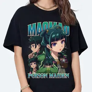 MaoMao Apothecary Poisons Shirt, Japanese Graphic Tees, Anime Shirt, The Apothecary Diaries Fan Gift, Vintage Shirt, Unisex Cotton Tee. MaoMao Bootleg Tee