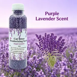 Cat Litter Deodorizer Beads, Activated Carbon Physical Deodorizer, Fresh Scent Cat Litter Companion, Odor Control for Cats, Odor Eliminator, Odor Remover