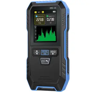 EMF Meter, Electromagnetic Radiation Tester with Curve Mode,Hand-held 4 in 1 EMF Detector, Great Tester for Home EMF Inspections, Office, and Ghost Hunting