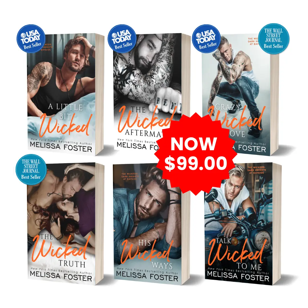 The Wickeds: Dark Knights at Bayside 6-Book Biker Series Bundle - Paperback