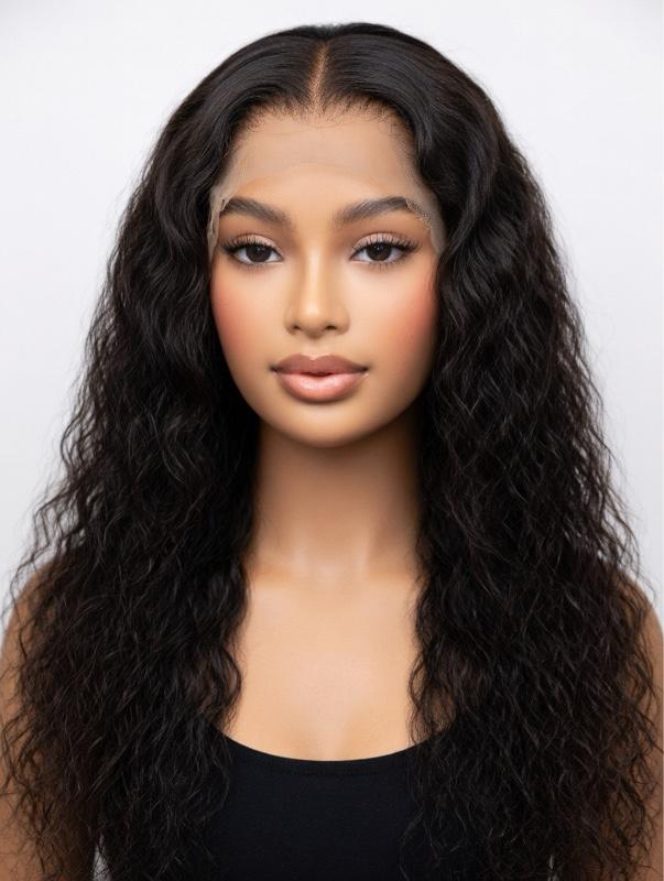 NOVA Brazilian Wet & Wavy Wig with Drawstring 7x5 HD Lace Human Hair for A Natural Look and Feel