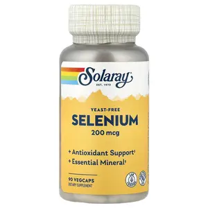 Solaray Selenium, 200 mcg, 90 VegCaps