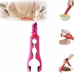 3 in 1 Hot Plate Gripper 2026 New Multi Angle Anti Scald Bowl Holder Clip Hot Plate Grabber Tool With Lock For Hot Bowl Cozy Holder Hot Plate Gripper Tongs Kitchen Anti Hot Clips Multi-Purpose Set