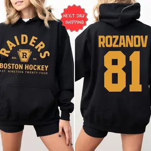 Ilya Rozanov #81-Boston Raiders Sweatshirt, Hudson Williams Connor Storrie Shirt, Heated Rivalry Inspired Shirt, Shane Hollander Hoodie 45BWP