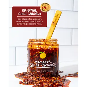 Momofuku Best Selling Chili Crunch, Mild Garlic, Extra Spicy, Black Truffle and Hot Honey Flavor Dip Sauce