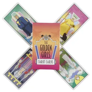 The Golden Girls Tarot Cards A 78 Deck Oracle English Visions Divination Edition Board Playing Games