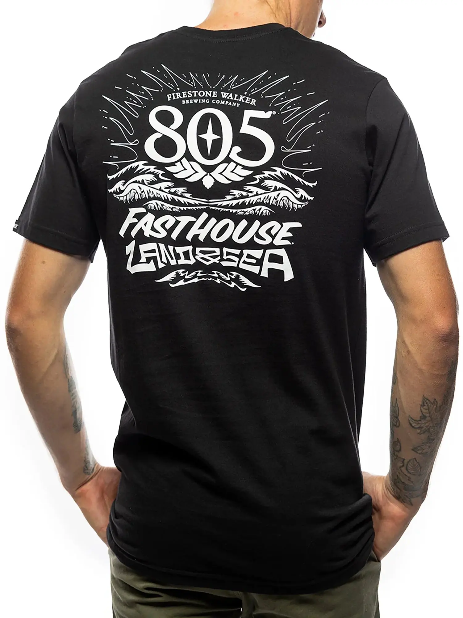 Fasthouse Men's 805 Land & Sea Midweight T-shirt