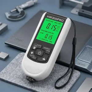 Professional Paint Thickness Gauge 0-2000µm, Dual Mode for Metal & Non-Metal, Auto Body Coating Tester, Car Paint Meter for Automotive Repair, Detailing, Used Car Inspection & Collision Analysis