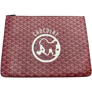 Goyard Senat GM Clutch Chocolat Special Edition