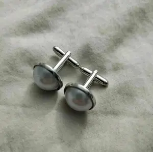 16mm Freshwater Pearl Cufflinks