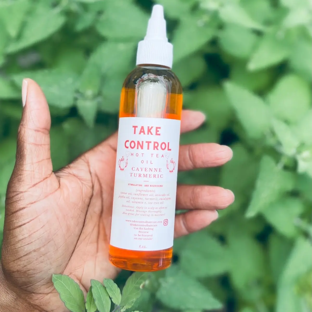 Hot Tea Oil Cayenne Turmeric Haircare