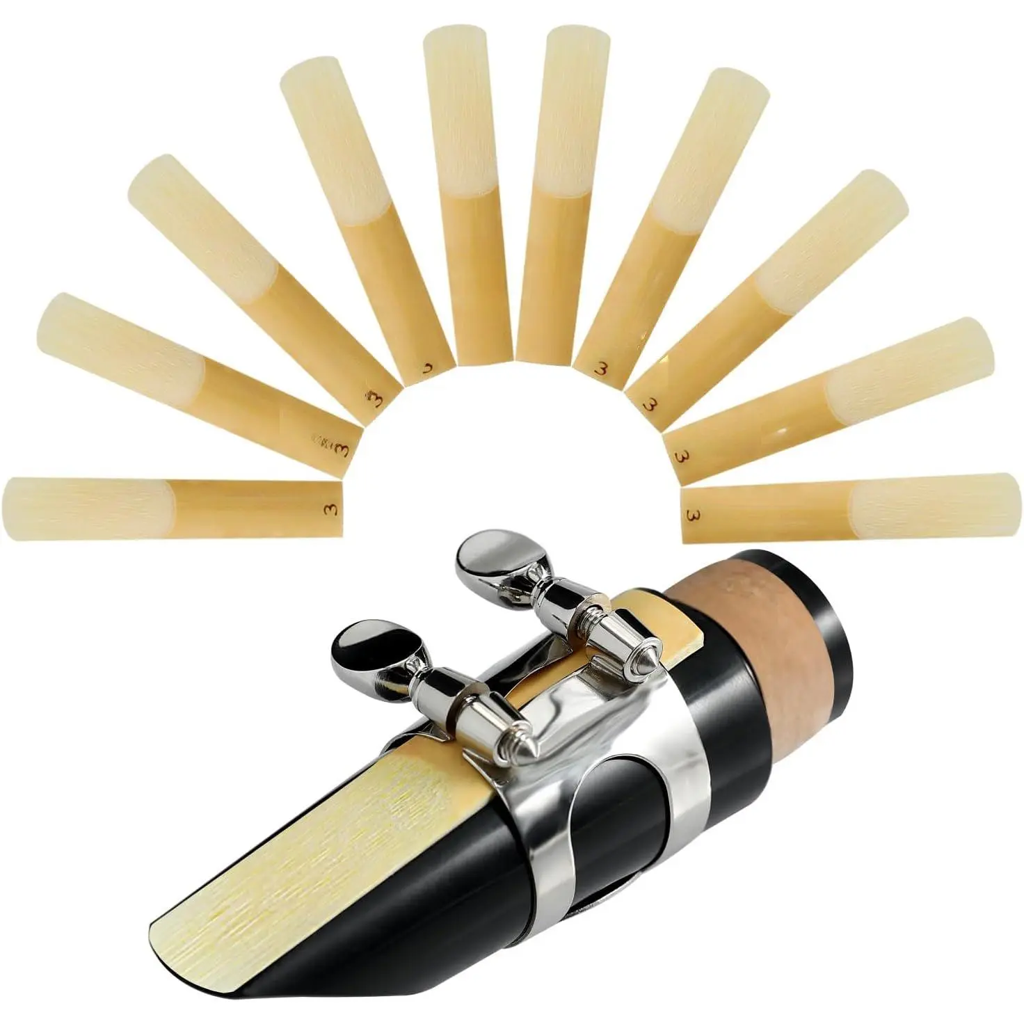 Clarinet Traditional Reeds, Strength 3.0, Box of 10 Clarinet Traditional Reeds, Strength 3.0, Box of 10