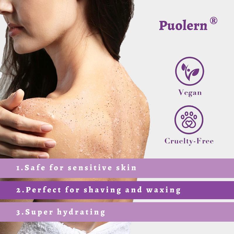 Puolern 10% AHA & BHA Body Scrub - Fight Acne, Keratosis Pilaris, Fade Dark Spots, Nourish Skin Blend Body Care
