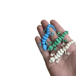 120 pieces of mini 3D printed gradient gecko decorations, suitable for home, car and desk decoration. Applicable for Christmas, Halloween, Easter, birthday gifts, party gifts, decoration and Halloween and Christmas decorations. Fidget owl edgecko print