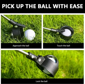 6Ft/9Ft Golf Ball Retriever for Water Telescopic, Ball Retriever Tool Golf Ball Grabber, Golf Accessories Gifts for Men Women