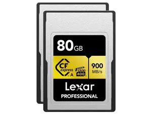 Lexar Gold Series Professional 80GB CFexpress Type-A Memory Card, 2-Pack
