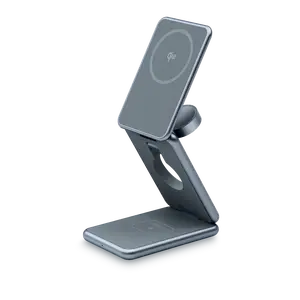 FlexCube Slim Qi/Qi2 3-in-1 Wireless Charger for Samsung
