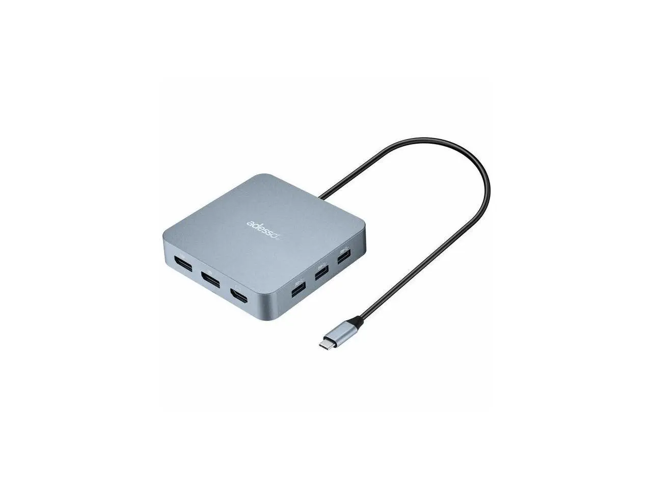 Adesso 11 in 1 USB C Multiport Docking Station Dual Display HDMI USB 3.2 PD...