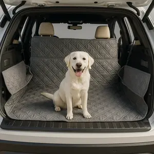 Pet-Friendly Universal Padded Cargo Liner for Large SUVs & Trucks – Quilted, Waterproof, Pet-Friendly, 52” x 93”, Grey