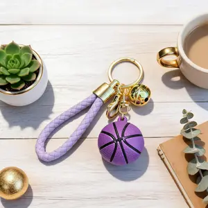 Creative Basketball Keychain Pendant Car Keychain Backpack Pendant DurableKeychain Practical Gift Suitable For Sports Fans, Athletes,Graduation Gifts