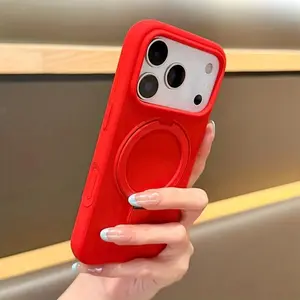 Phone Case - Soft Skin Feel, All-Around Protection, Liquid Phone Case, Liquid Magnetic Phone Case for Iphone 17, 16, Air, Pro Max, Solid Color, 15 Stand Drop-Resistant, Protective Cover 14, Scratch-Resistant, Drop-Proof, Minimalist Design
