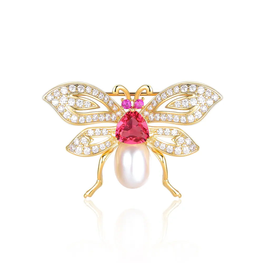 Aprilery Animal & Nature Brooch Pin Set – Sparkling Toucan And Scarab Jewelry