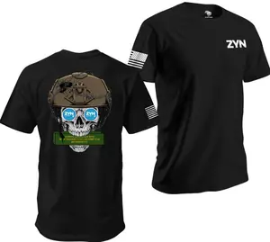 Combat Zyngineer Skull T-Shirt, Engineer 12B & 1371 MOS Military Tee, Men's Cotton Tropical, Casual Short Sleeve Crewneck Unisex T-Shirt