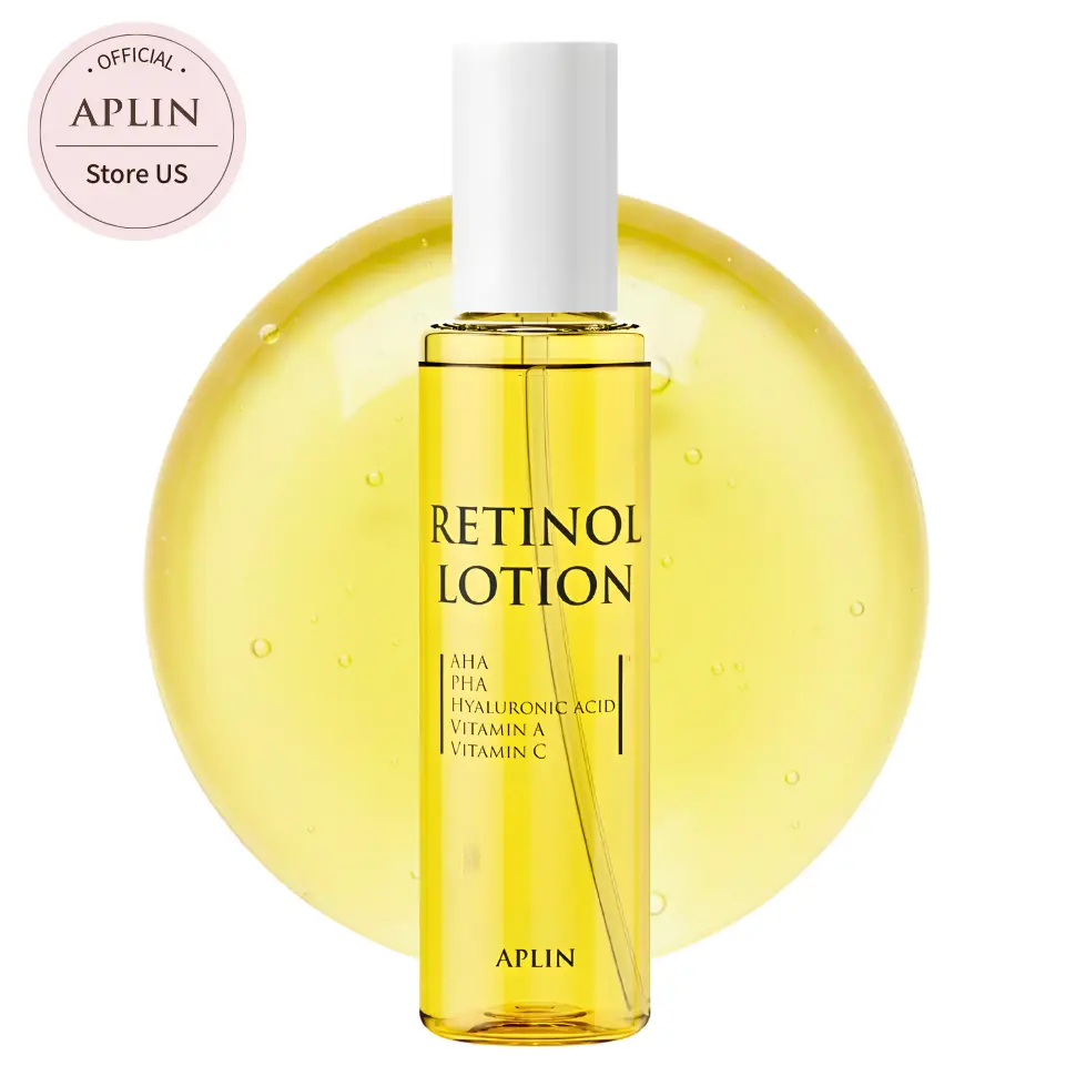 [APLIN Official] Retinol Lotion 150g | AHA, PHA, Hyaluronic Acid, Vitamin A, Vitamin C, Skin Moisturizer, Facial Moisturizers, Korean Skin Care, RETINOL, Anti-Aging, Fimer Skin, Fine lines, Wrinkles, gentle