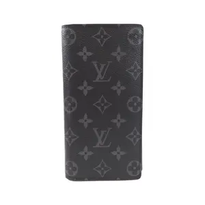 Pre-owned Louis Vuitton Canvas Small Leather Goods Monogram Eclipse Long Wallet
