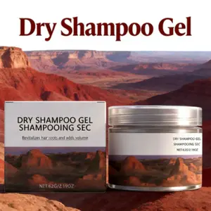 Dry Shampoo Gel Coconut Oil Infused No-Rinse Volumizing Hair Gel for Greasy Hair & Flyaways Haircare
