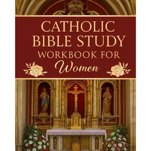 Catholic Bible Study Workbook for Women: 52 weeks of Scripture, Reflection, Devotional Prayer, Journaling, Coloring, Word Search, Crossword Puzzles, Mass and Rosary Tracking to Strengthen Your Faith. Paperback – October 17, 2025