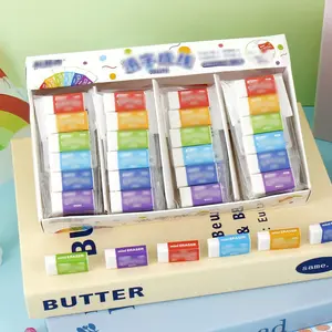 12-Piece Eraser Set, Cute Girl Design Rubber Pencil Erasers, Cartoon Pen Accessories, Office Supplies, Gift Ideas