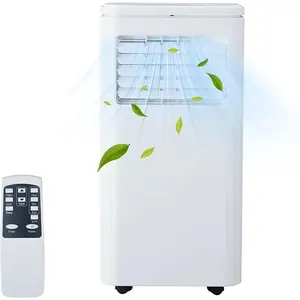 10000 BTU Portable Air Conditioner,3 in 1 AC Unit Cools 450 Sq Ft Rooms with Remote Control&LED Display,Ac Unit with 24 Hour Timer,Sleep Mode Dehumidifier&Fan Function for Living Room,Garage