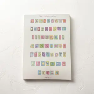 Pastel Alphabet Letter Stickers Sheet
