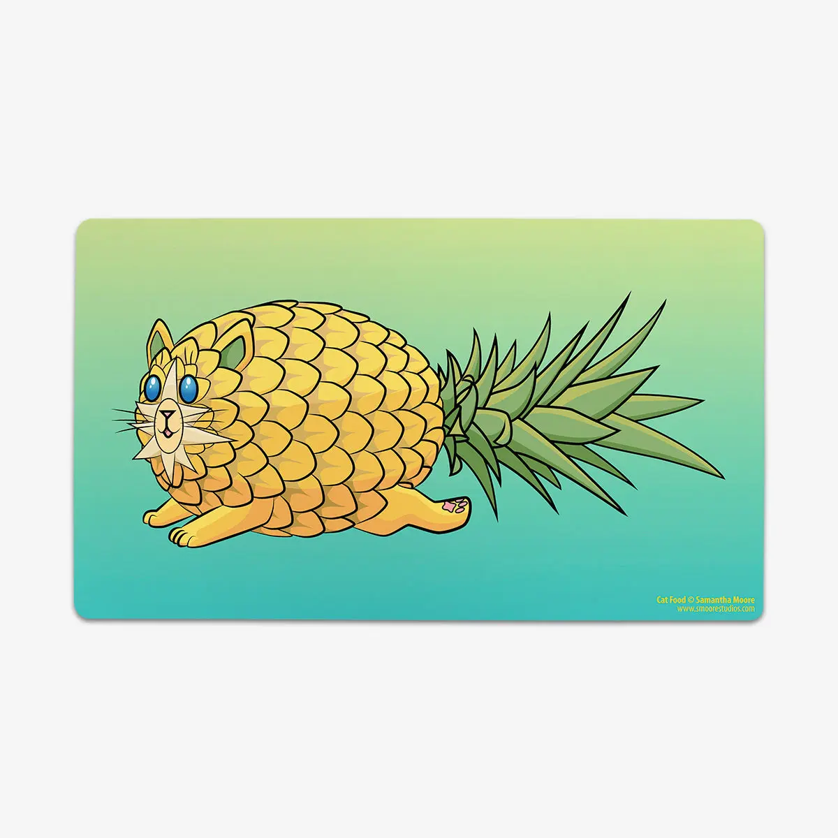 Pineapple Cat Playmat