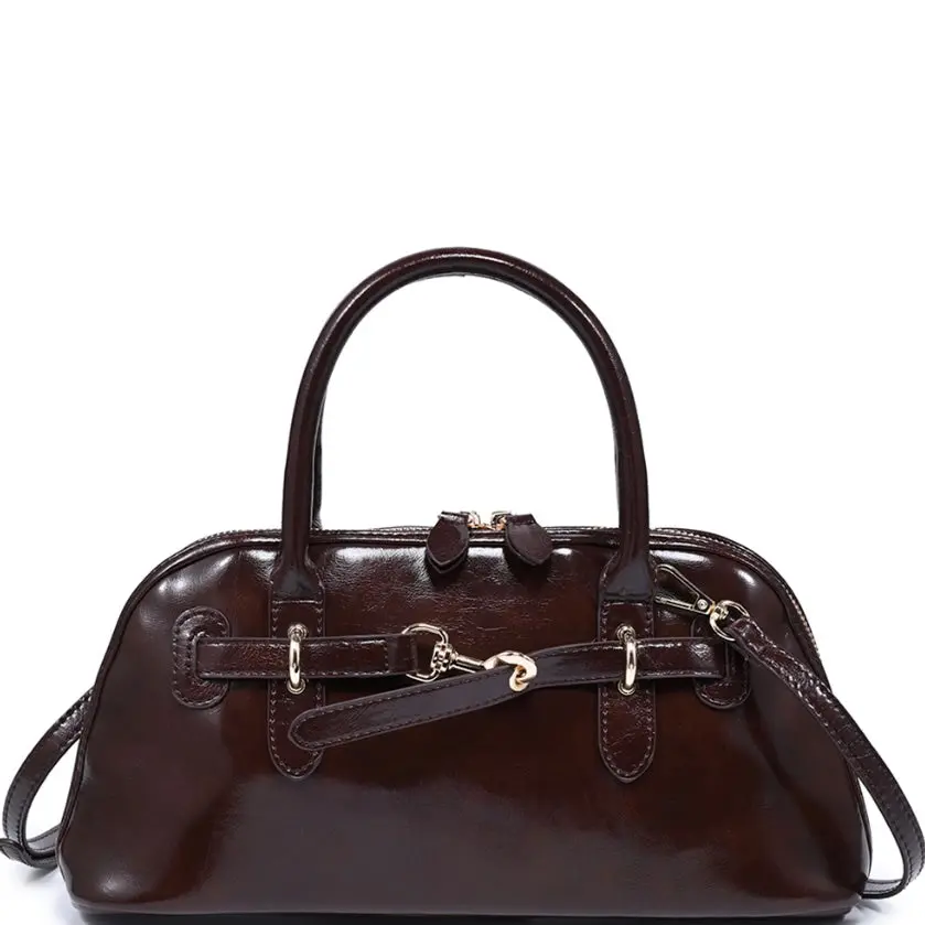 The Rachel Satchel Bag- Chocolate