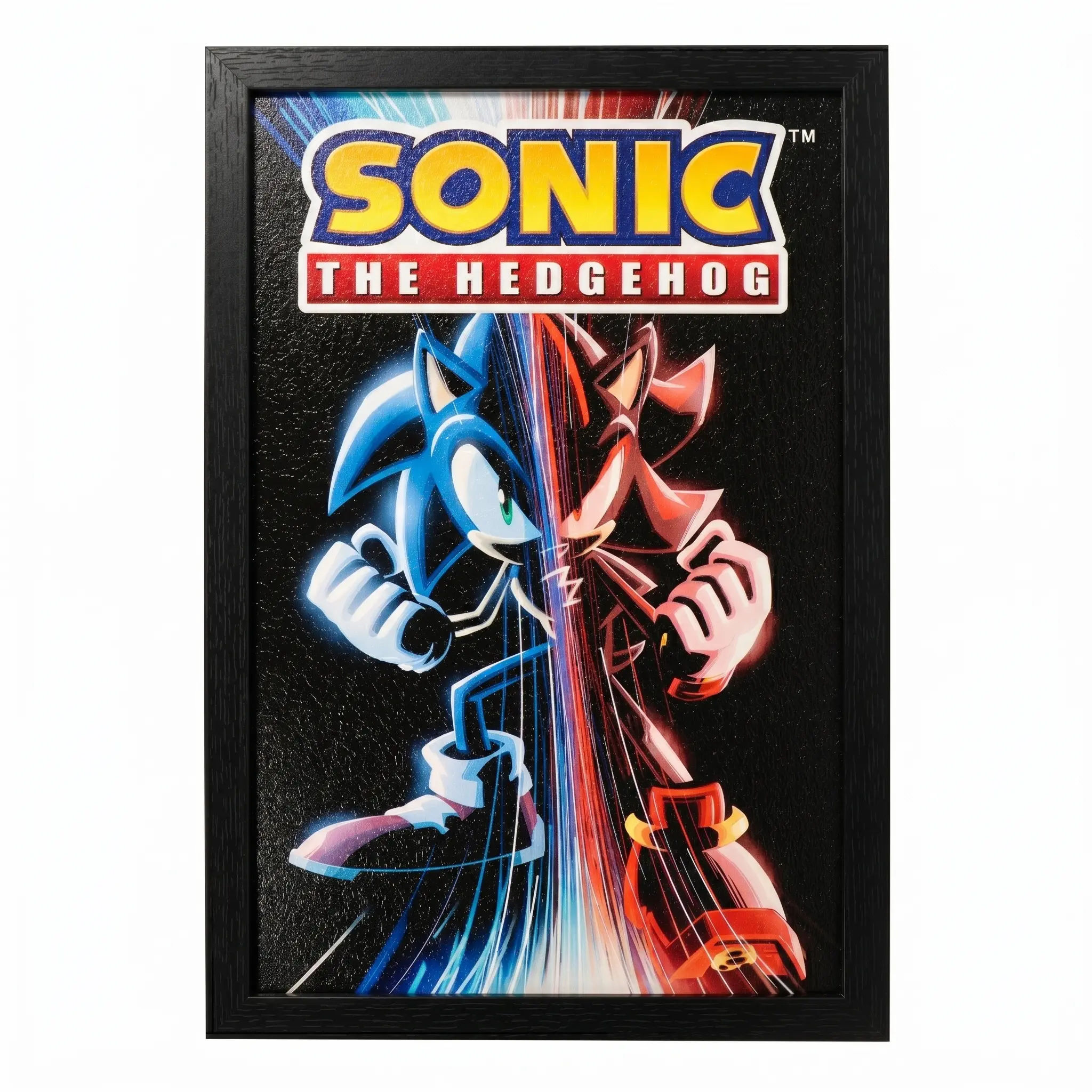 Sonic™ - Game Over Gel-Coated Framed Print (11x17)