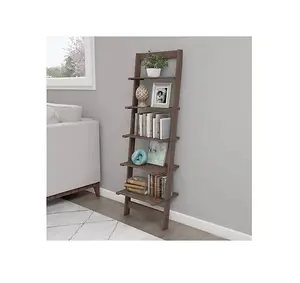 Lavish Home Bookshelf Ladder Shelf Decorative Book Shelves