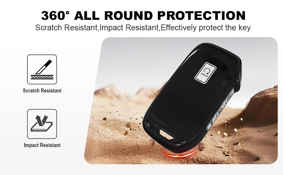 ACEBOY for Kia Key Fob Cover, TPU Car Key Case Shell Protector with Keychain Fit for Kia K5 Forte Sportage Soul Seltos Telluride Sorento Niro (Black/White,5 Buttons), Manufacturer Warrenty