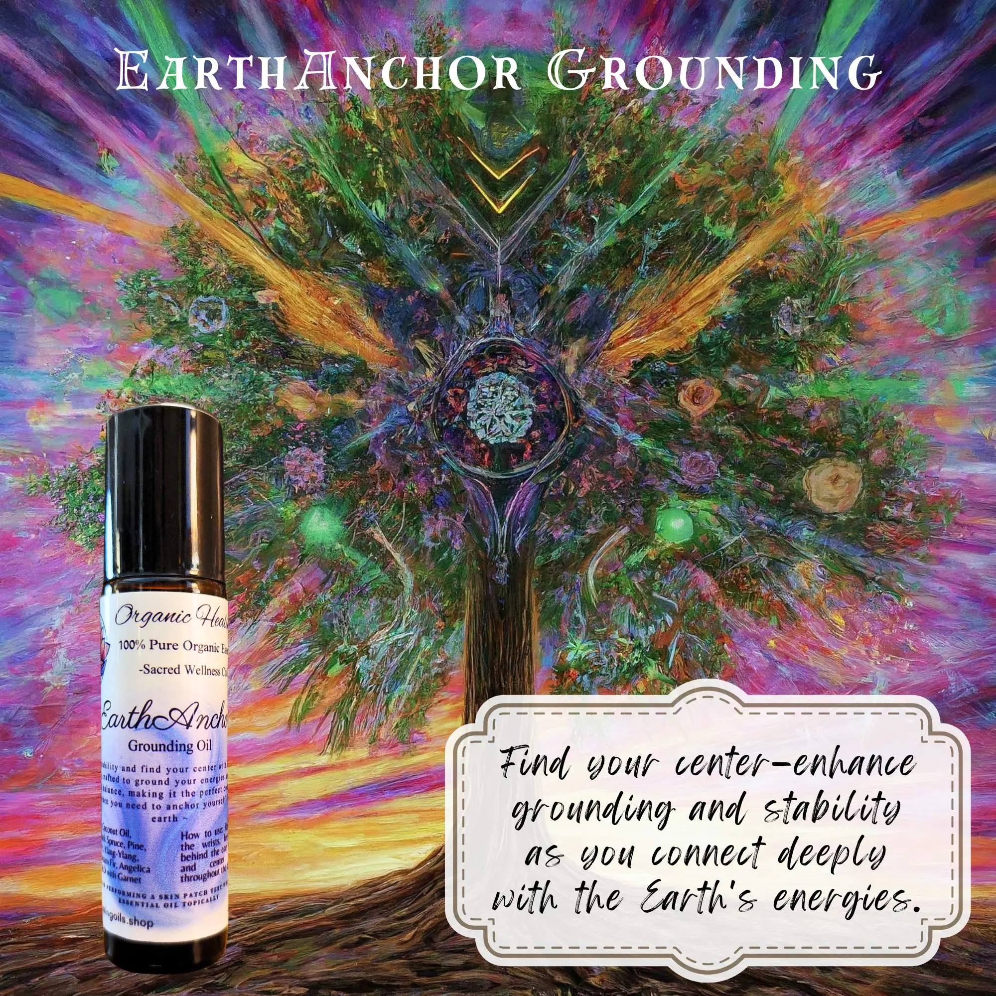 EarthAnchor Grounding Blend | Enhance Your Stability | 10ml Roller