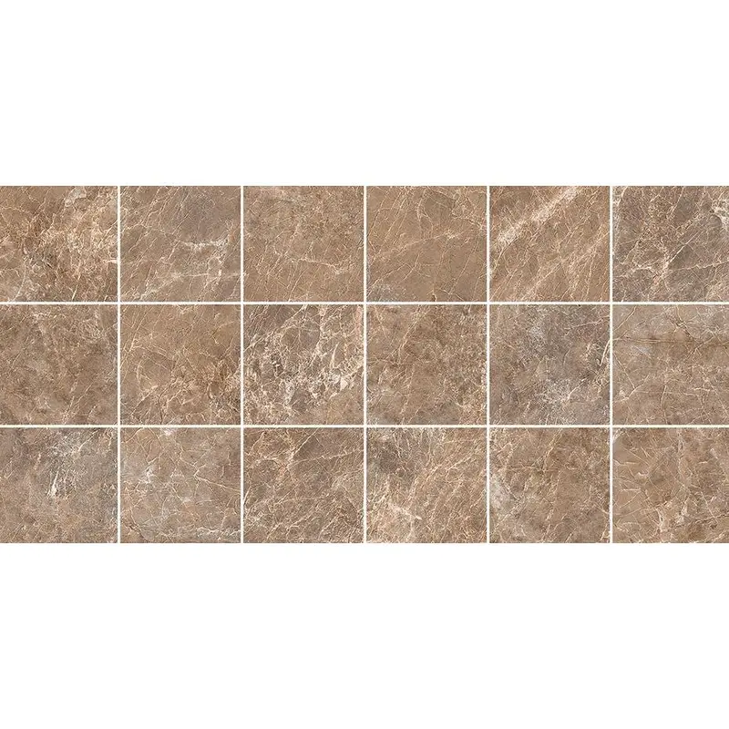 2 In. X 2 In. Mosaic Mira Brown Satin Matte Porcelain - Square Wall & Floor Tile (4.84 Sqft/Case)