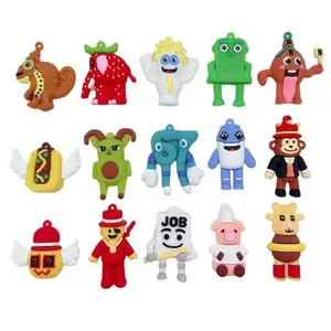 Cute Brainworm Plush Toy Set, 15-Piece Collection, Adorable Stuffed Animals, Perfect Gift for Kids & Collectors, High-Quality Soft Material