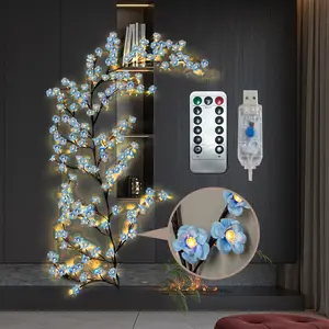 USB Powered Artificial Plant Vine Light, Creative LED Decorative Light, Decorative Light for Home Party Wedding, Home Decor Supplies