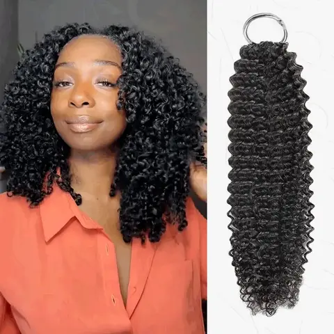 Female Machine-Made Human Hair Extensions, Natural Wavy Hairpieces with Body Wave Texturizing Design, Natural Black Fashion Hair Accessory