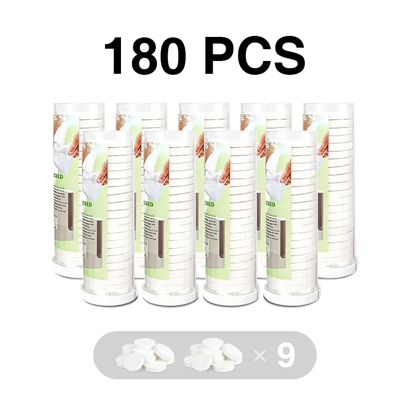 9 Rolls / 180pcs