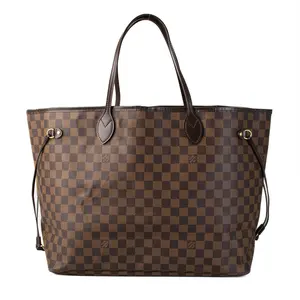 Pre-owned Louis Vuitton Coated Canvas Shoulder Bags LV Neverfull GM	Damier Ebene L26013078